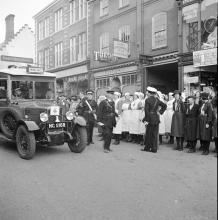 ARP exercises in North Walsham Market Place