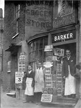 Barker's Grocers in The Butchery, North Walsham.
