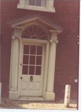 Doorway of Aylsham House, North Walsham. 1990's ?