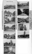 Guide to North Walsham - postcard - mini photos concealed in book