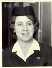 Holloway Prison: Pauline Nearney in uniform in her capacity as a prison officer.