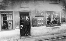 Jack Hall at his general stores in Mundesley Road.