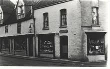 Miss Long's shop, corner Church Street and Market Place.