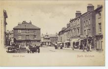 North Walsham Market Place in 1890's