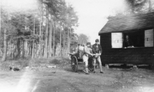 North Walsham scouts hut in Skeyton Woods - early 1950s