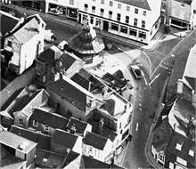 North Walsham Town Centre aerial view