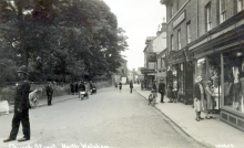 Policeman on Church Street in 1930s