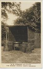 Postcard from R.W. Farman, reed thatcher