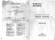 Programme for 1928 Prize giving ceremony, NWGHS 1928
Contributor: Carol Needham
