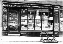 R. E. R. Ling, chemist, North Walsham Market Place. Date unknown.