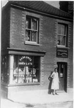 Rackstraw's Oil & Hardware, 15 Mundesley Road, North Walsham. Mrs Violet Wesby lived in the flat above, with husband Bertie, until 1939