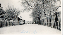 Station Road Winter Scene