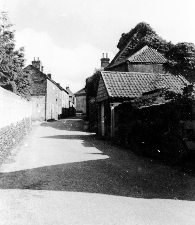Photograph. Back Street, North Walsham (North Walsham Archive).