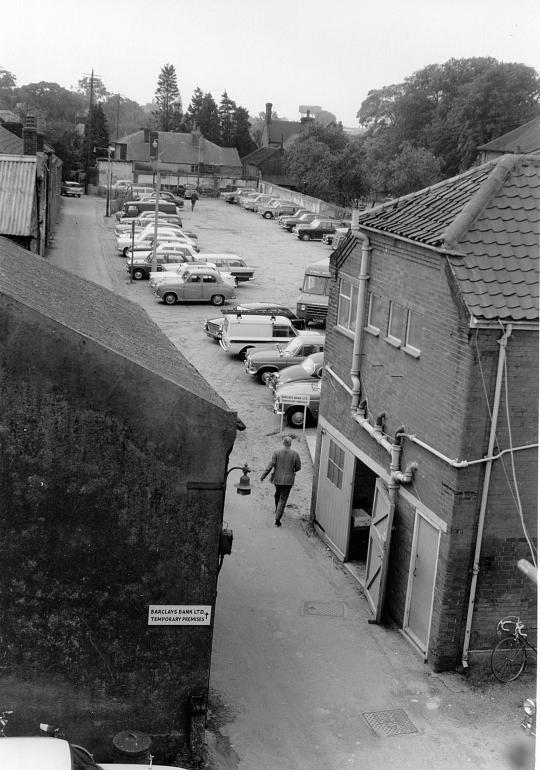 Photograph. Bank Loke, North Walsham (North Walsham Archive).