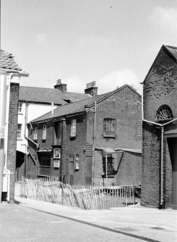Photograph. Bank Loke, North Walsham (North Walsham Archive).
