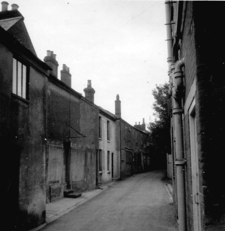Photograph. Bank Loke, North Walsham (North Walsham Archive).