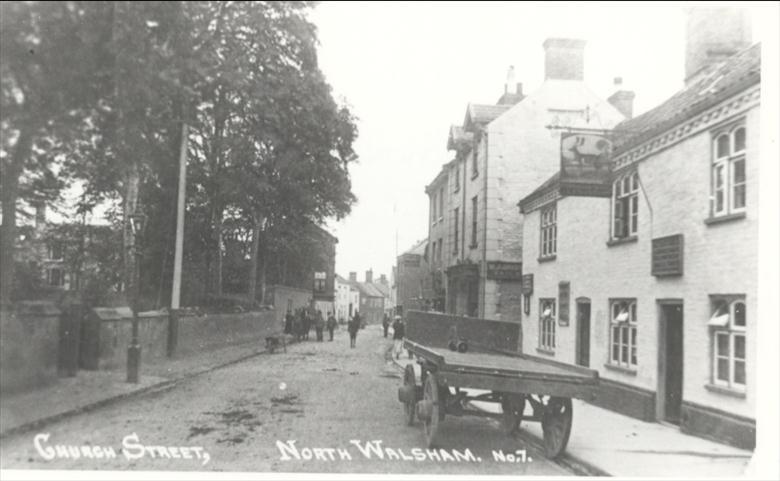 Photograph. The Buck Inn, Church Street, North Walsham. (North Walsham Archive).