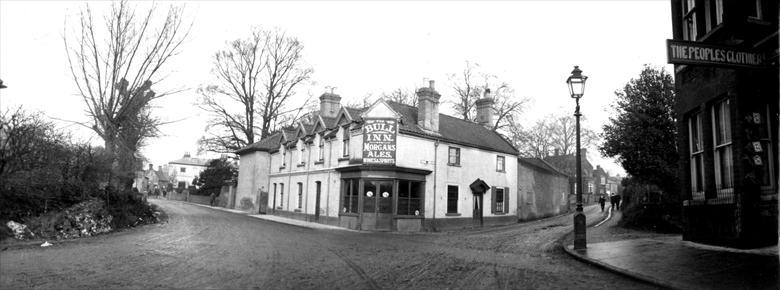 The Bull on Grammar School Road (North Walsham Archive) Photograph. The Bull on Grammar School Road (North Walsham Archive).