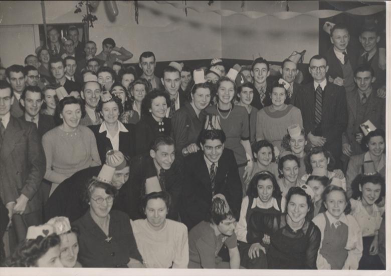 Photograph. Canning Factory Staff Dance. (North Walsham Archive).
