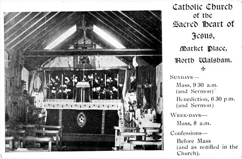 Photograph. Catholic Church at Loads, North Walsham (North Walsham Archive).