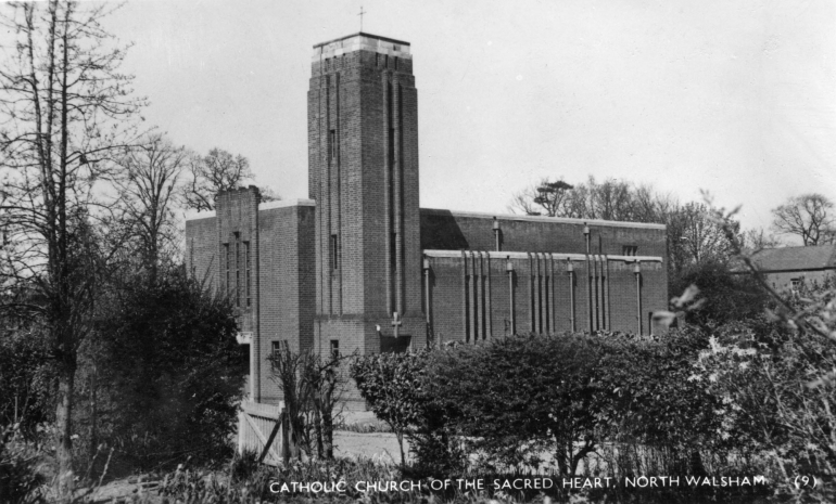 Catholic Church of the Sacred Heart (North Walsham Archive) Photograph. Catholic Church of the Sacred Heart (North Walsham Archive).