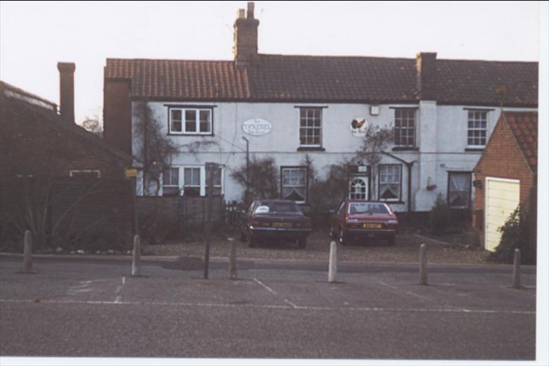 Photograph. The Cockerel Restaurant, formerly the Cock Public House. (North Walsham Archive).