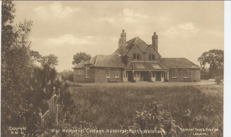 Photograph. Cottage Hospital, North Walsham. (North Walsham Archive).