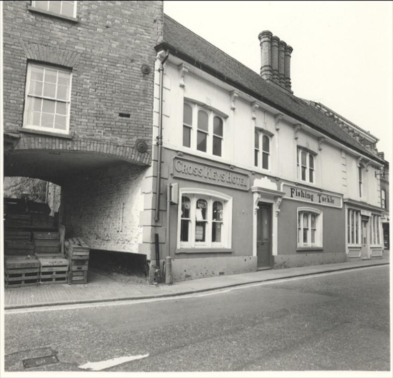 Photograph. The Cross Keys Public House before it became Woolworths. (North Walsham Archive).