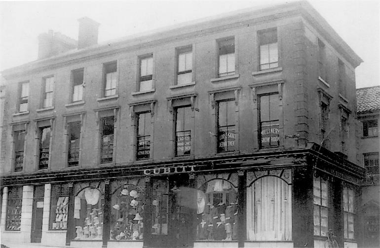 Photograph. Cubitt Department Store (North Walsham Archive).