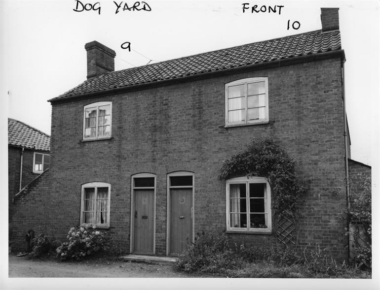 Photograph. Dog Yard, North Walsham. 3rd November 1960. (North Walsham Archive).