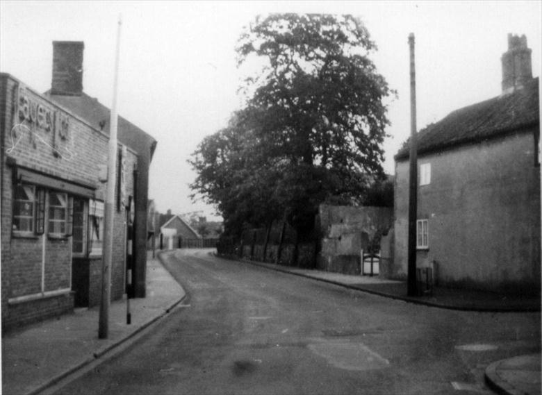 Photograph. Fayers Bakery, 19 Mundesley Road, North Walsham, after rebuild in 1963. (North Walsham Archive).