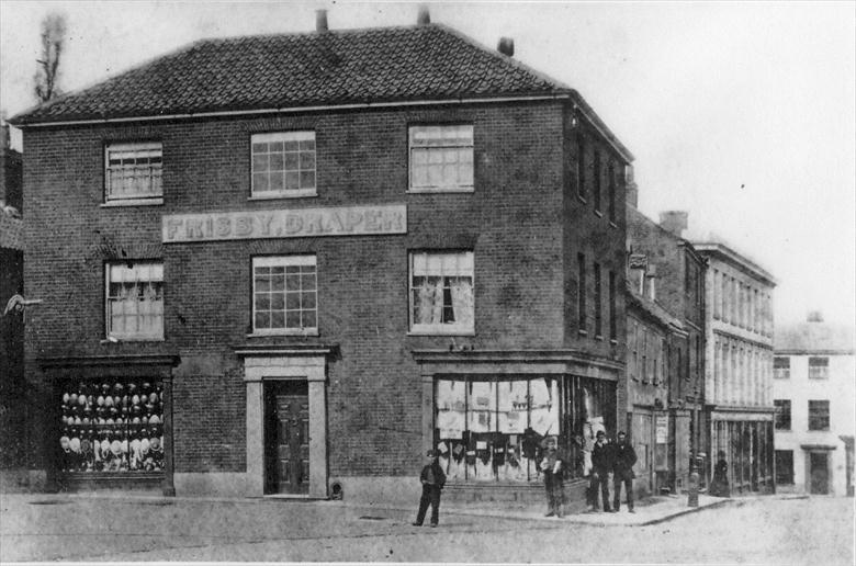 Photograph. Frisby, Draper. Waterloo House, Market Place, North Walsham (North Walsham Archive).
