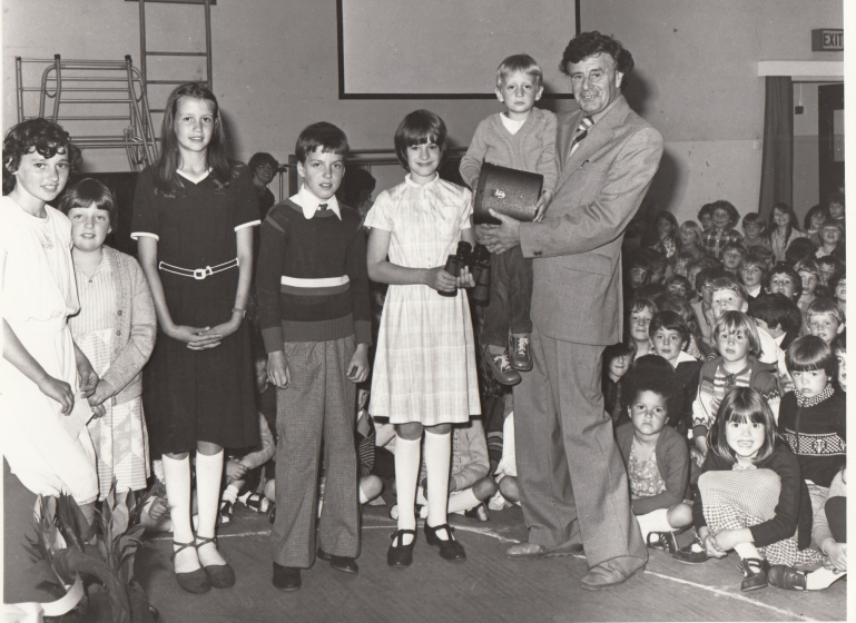 Photograph. Geoffrey Humphry's retirement (North Walsham Archive).