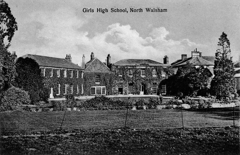 Photograph. The Girls High School, North Walsham. (North Walsham Archive).