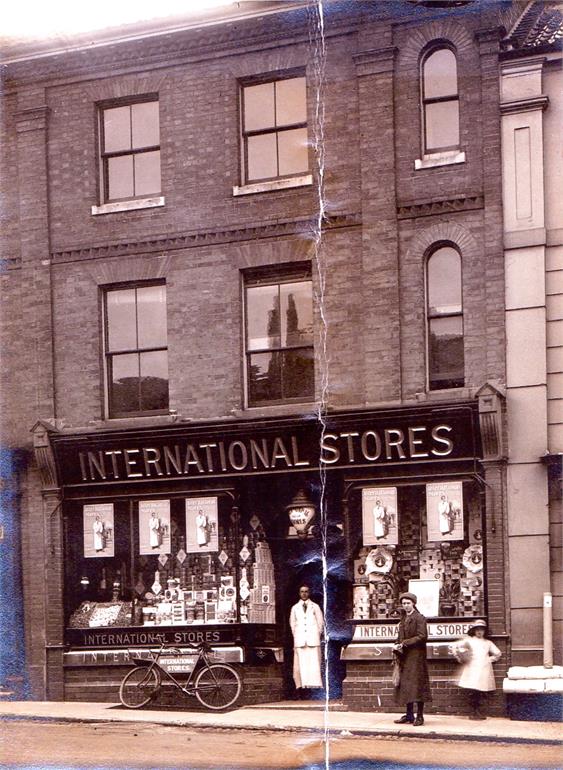 Photograph. International Stores.Market Place. (North Walsham Archive).