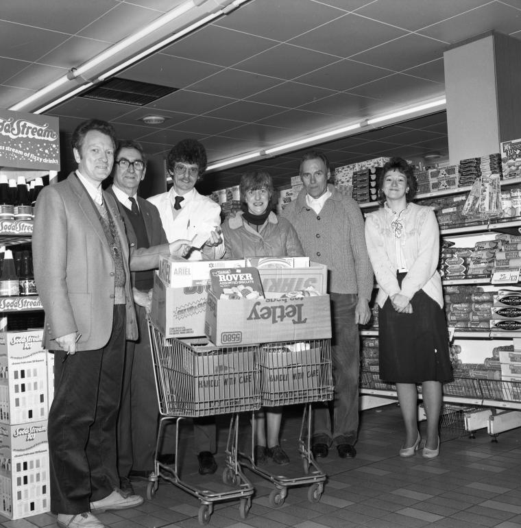 Photograph. International Stores Trolley Dash g (North Walsham Archive).