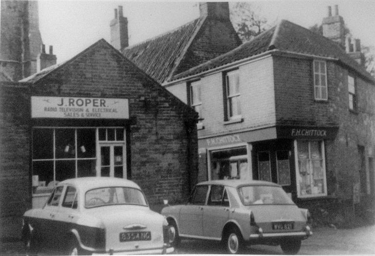 Photograph. John Roper Electrical,Church Plain, off Vicarage Street, North Walsham (North Walsham Archive).