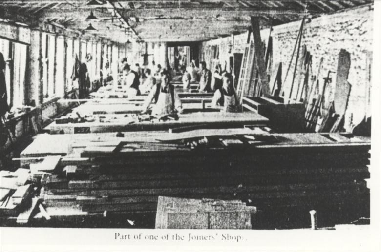 Photograph. The Joiners' Shop, Cornish and Gaymer. (North Walsham Archive).