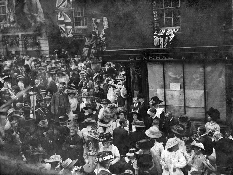Photograph. King George V Coronation - June 1911. (North Walsham Archive).