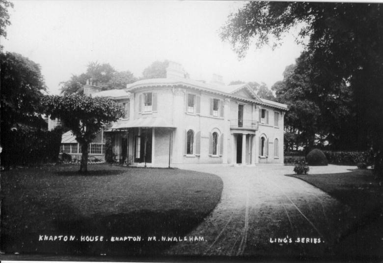 Photograph. Knapton House, Knapton, North Walsham. Photo R.M.Ling(1) (North Walsham Archive).