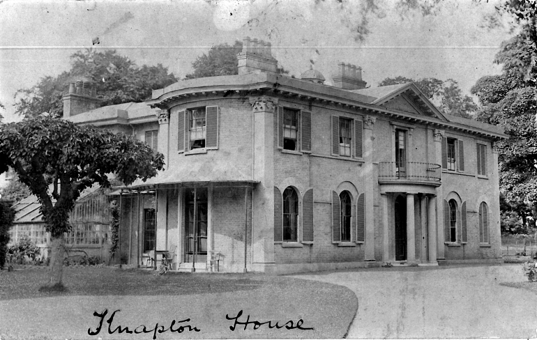 Photograph. Knapton House in the early 1900s (North Walsham Archive).