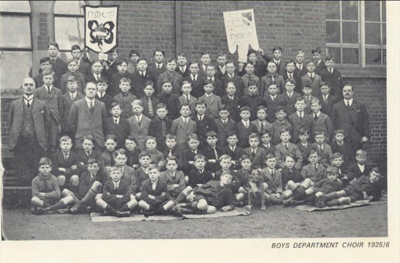 Photograph. Manor Road Primary School, Boys Dept. Choir 1925 .. 6. (North Walsham Archive).