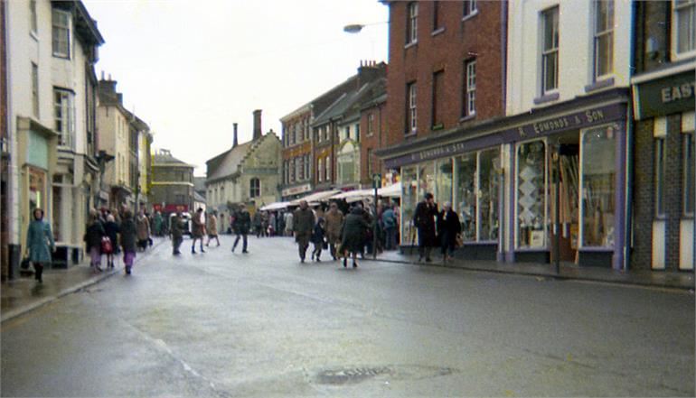 Photograph. The Market Place, North Walsham (North Walsham Archive).