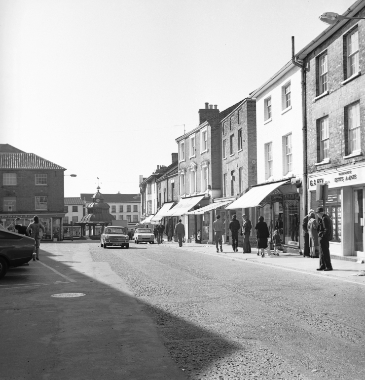 Photograph. Market Place (North Walsham Archive).