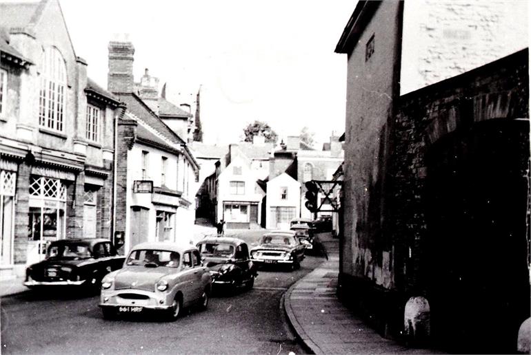 Photograph. Market Street, North Walsham (North Walsham Archive).