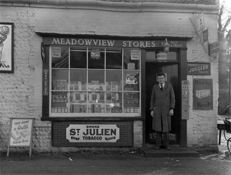 Photograph. Meadowview Stores, Mundesley Road. (North Walsham Archive).