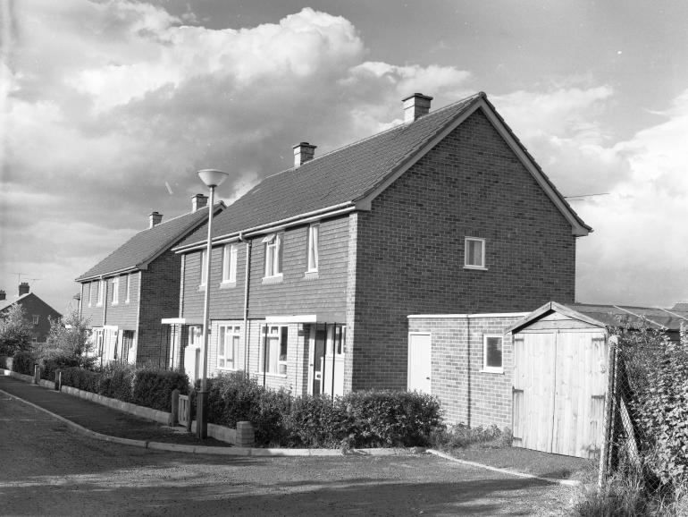 Photograph. Millfield Estate, North Walsham. (North Walsham Archive).