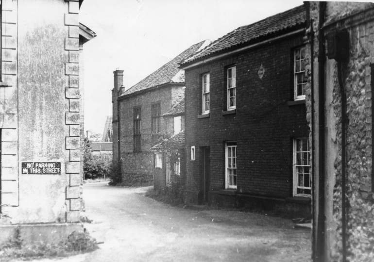 Photograph. Mitre Tavern Yard, North Walsham. (North Walsham Archive).