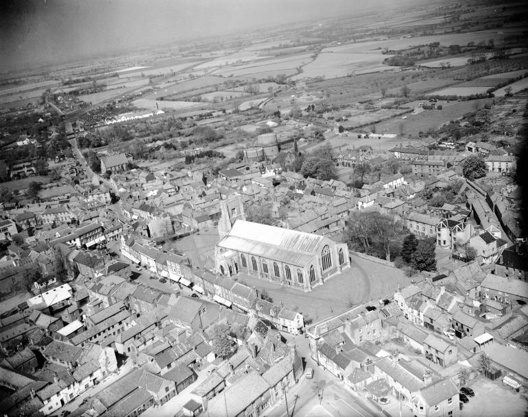 Photograph. North Walsham Aerial 24th April 1957 (North Walsham Archive).