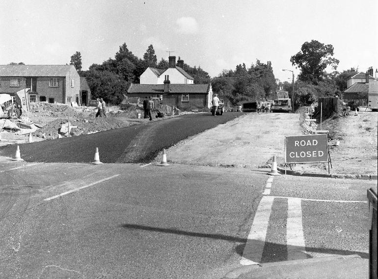 Photograph. North Walsham By-Pass Construction (Les Edwards) i (North Walsham Archive).
